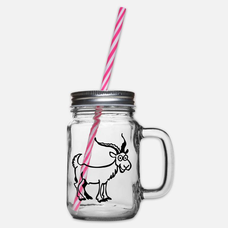 Bouc - Bocal à boisson - transparent