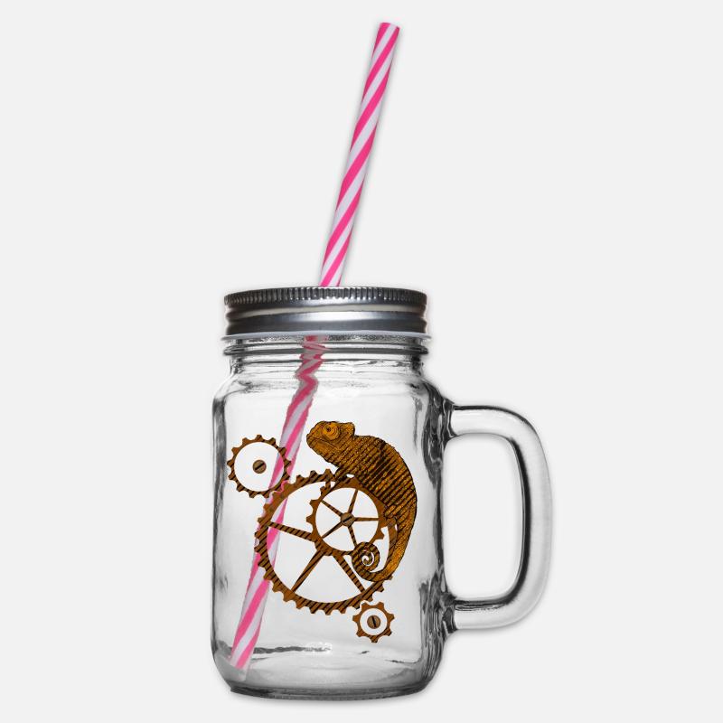 Steampunk Caméléon - Bocal à boisson - transparent