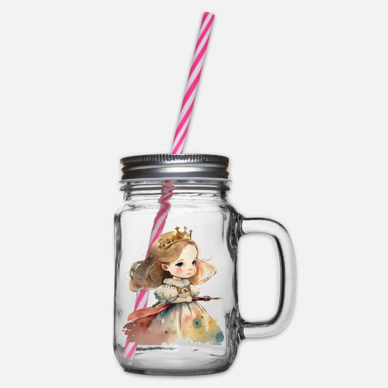 Aquarelle de princesse Aquarelle - Bocal à boisson - transparent