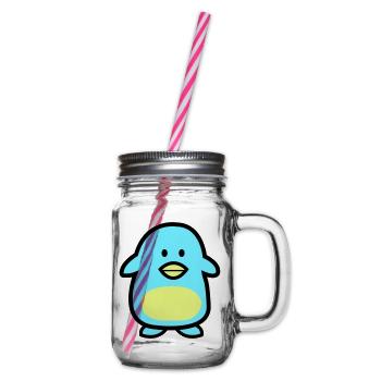 Penguin Comic - Bocal à boisson - transparent - Droite