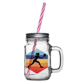 Idée cadeau d’accessoires de padel pour les fans débutants en padel - Bocal à boisson - transparent - Droite