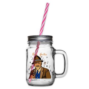 Anton Günther, Miriquidi Liedermacher - Henkelglas mit Schraubdeckel - Klar - Rechts
