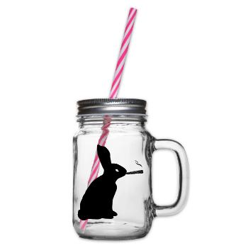 Hase Joint - Henkelglas mit Schraubdeckel - Klar - Rechts