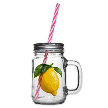 Zitrusfrüchte aus Amalfi - Henkelglas mit Schraubdeckel - Klar - Rechts