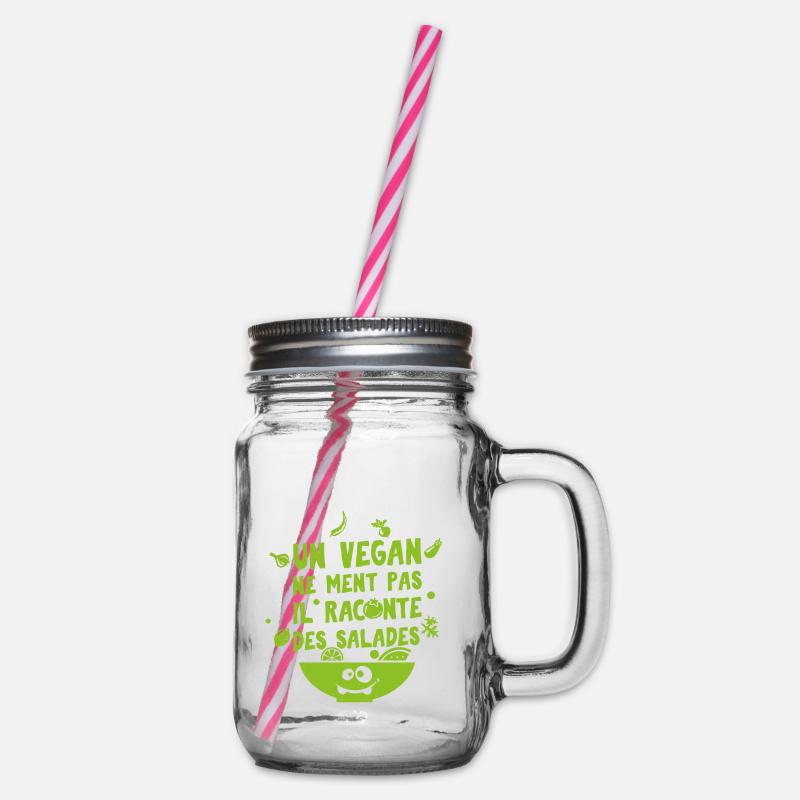 VEGAN - Bocal à boisson - transparent