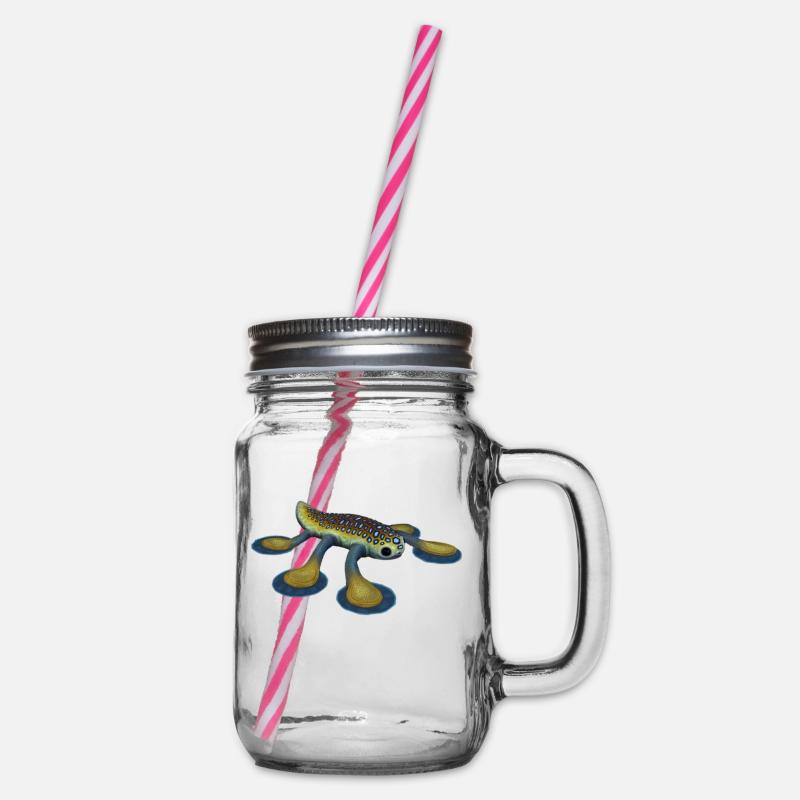 Schwebfisch - Henkelglas mit Schraubdeckel - Klar