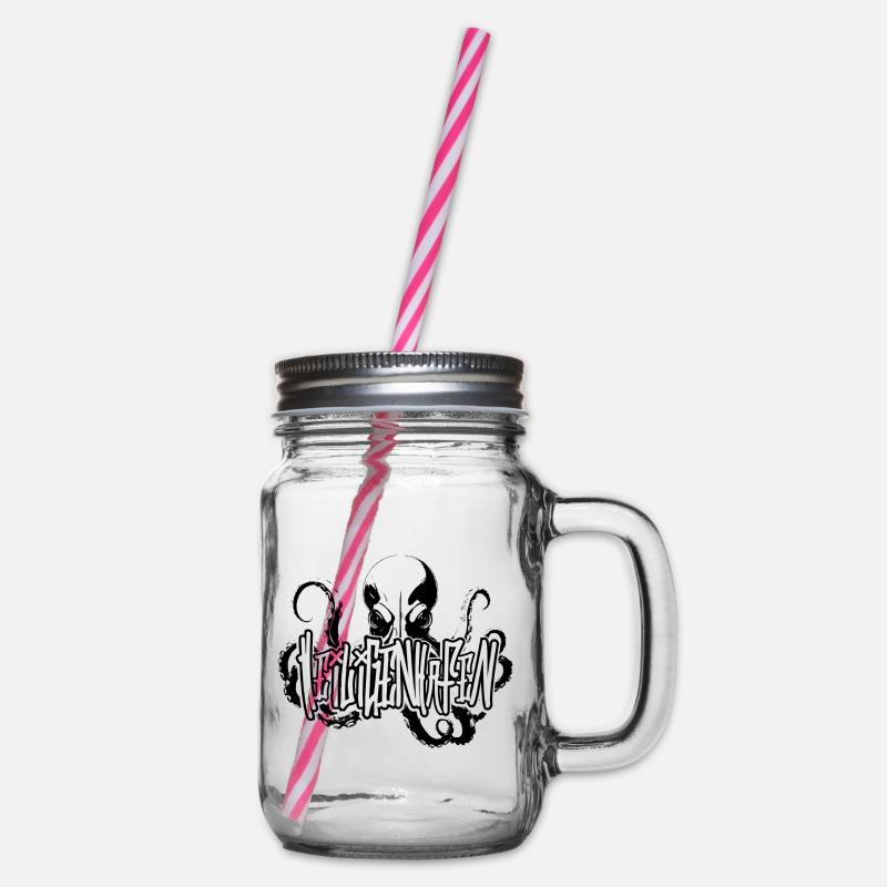 Heiligenhafen Octo Deep Dive Design - Henkelglas mit Schraubdeckel - Klar