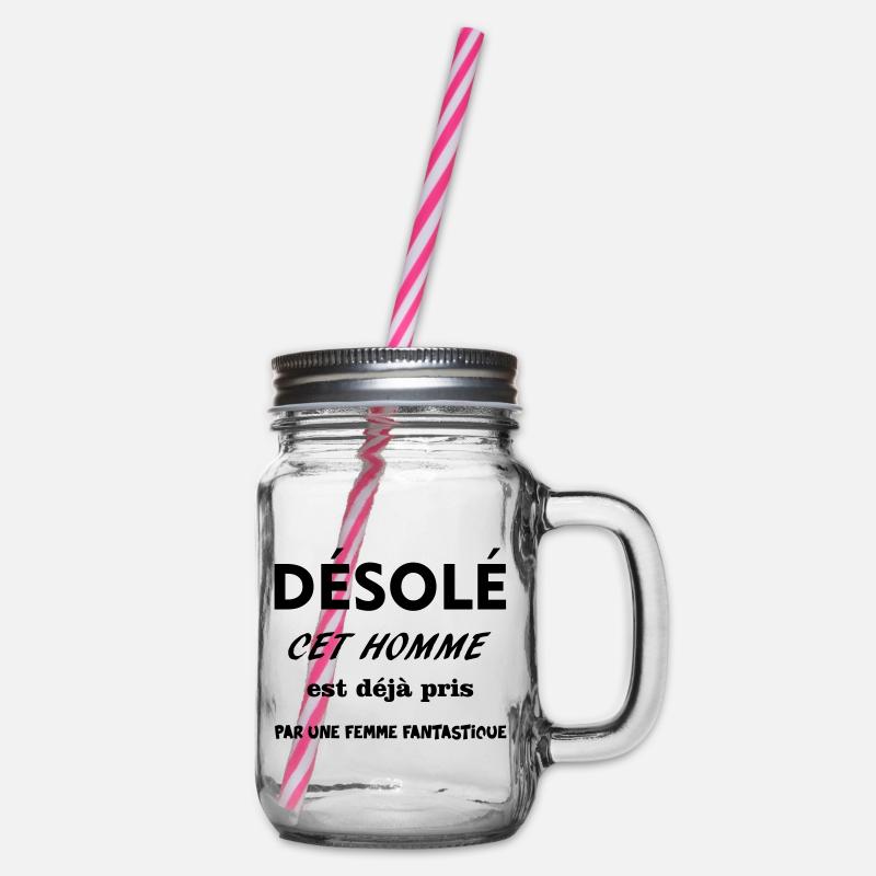 HOMME PRIS - Bocal à boisson - transparent