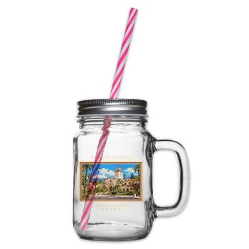 Vereinigte Staaten Santa Barbara Vintage Marke - Henkelglas mit Schraubdeckel - Klar - Rechts