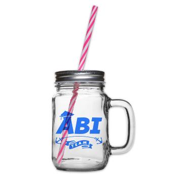Abi Team Abschlussanker - Henkelglas mit Schraubdeckel - Klar - Rechts