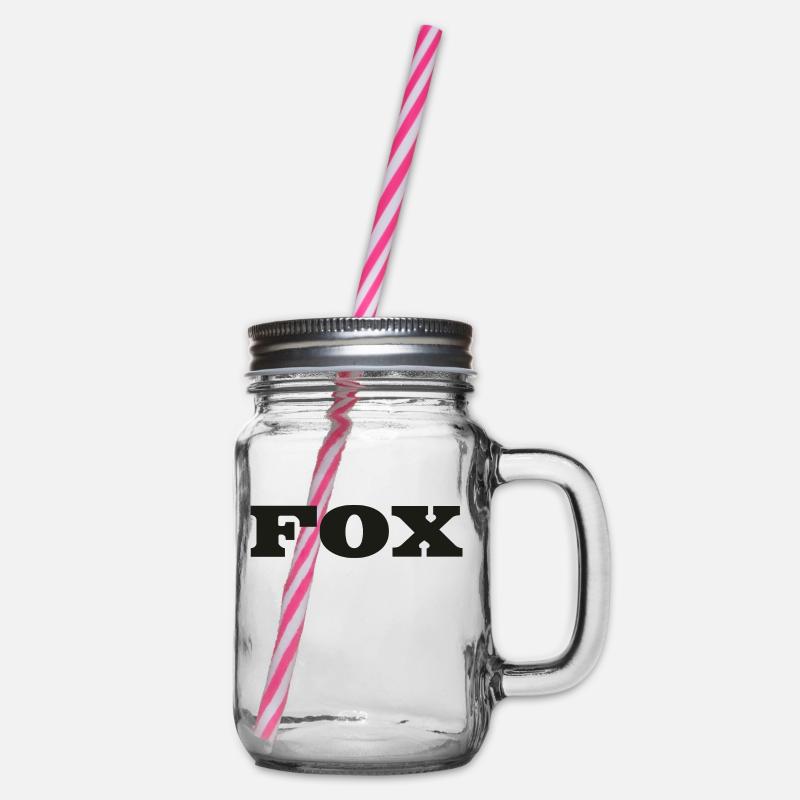 Fox Logos - Bocal à boisson - transparent