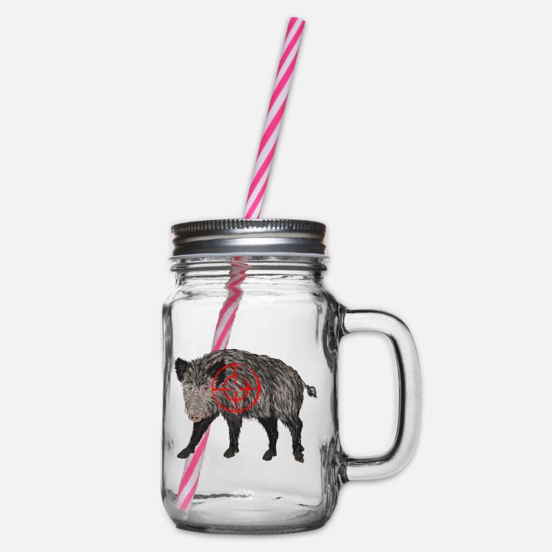 sanglier - Bocal à boisson - transparent