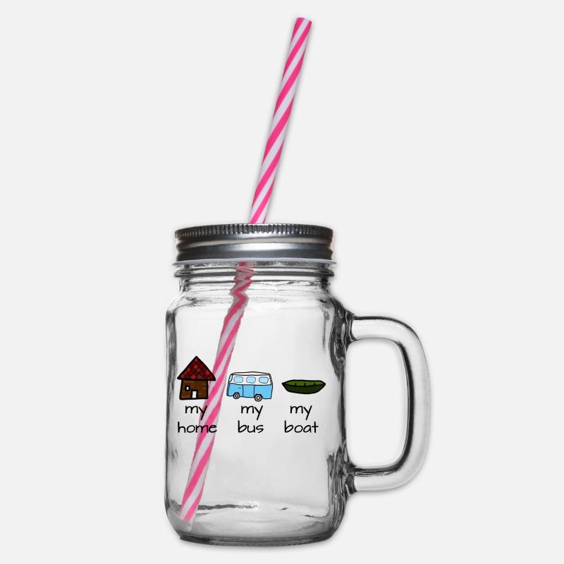 Simple - Henkelglas mit Schraubdeckel - Klar