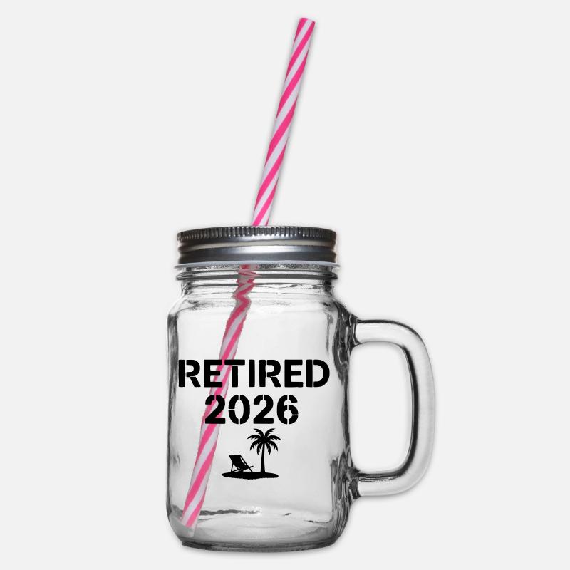 Retraite 2026 Palm Beach - Bocal à boisson - transparent
