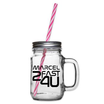 Marcel - Henkelglas mit Schraubdeckel - Klar - Rechts