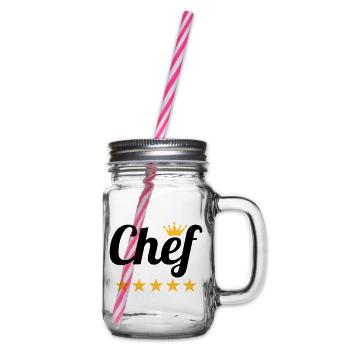 Chef - Bocal à boisson - transparent - Droite