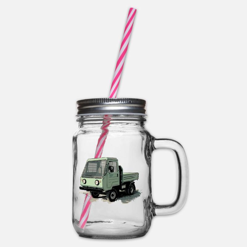 MULTICAR - Henkelglas mit Schraubdeckel - Klar