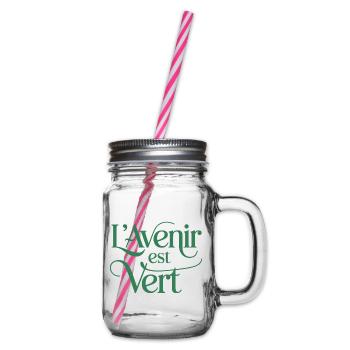 L'avenir est vert - Bocal à boisson - transparent - Droite
