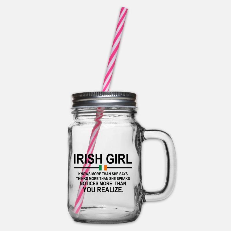 Fille irlandaise - Bocal à boisson - transparent