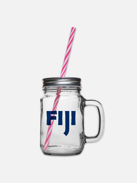 Fiji - Fidschi - Inseln - Pazifik - Südsee - Henkelglas mit Schraubdeckel - Klar