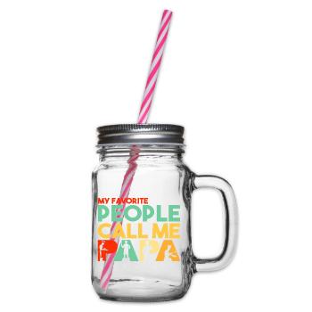 Mes personnes préférées m’appellent Papa Cuisinier - Bocal à boisson - transparent - Droite