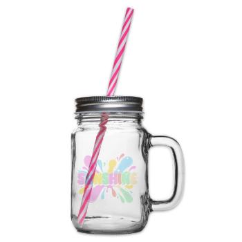 Sunshine Splash - Henkelglas mit Schraubdeckel - Klar - Rechts