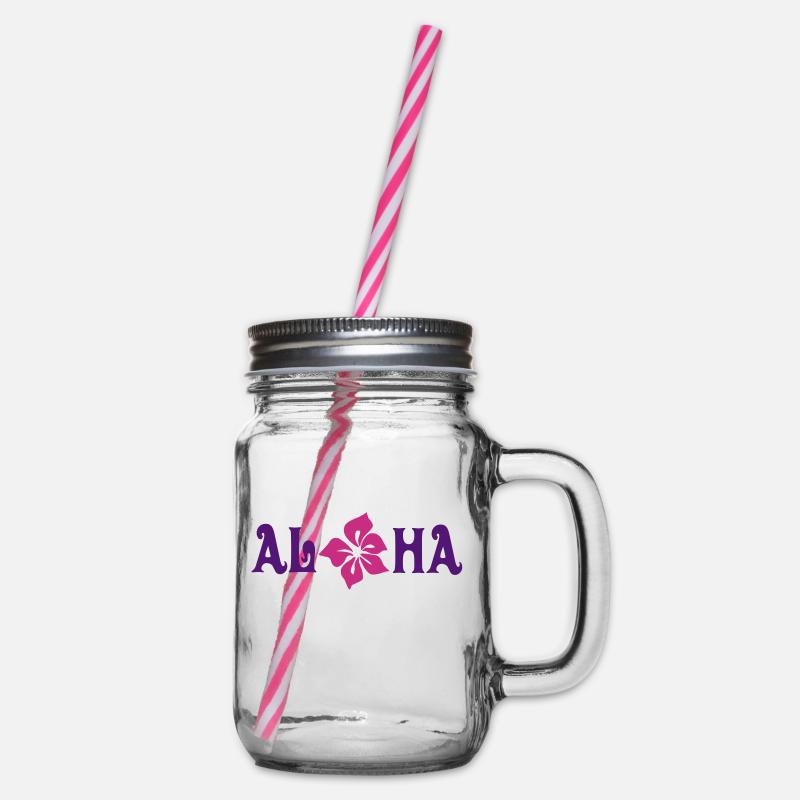 aloha - Bocal à boisson - transparent