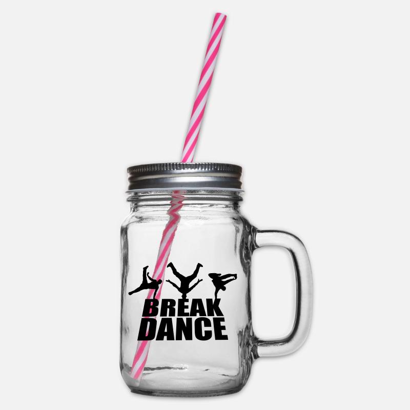 Breakdance - Bocal à boisson - transparent