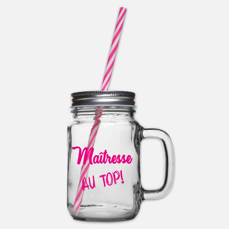 MAÎTRESSE. MERCI. MERCI MAÎTRESSE - Bocal à boisson - transparent