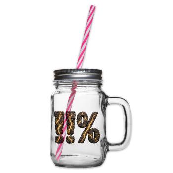 11 Prozent - 1% mehr geben - Henkelglas mit Schraubdeckel - Klar - Rechts