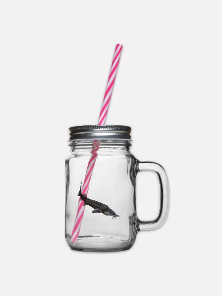 Stör - Henkelglas mit Schraubdeckel - Klar