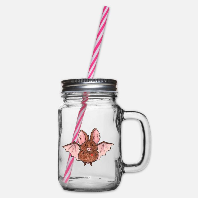 Chauve-Souris - Bocal à boisson - transparent