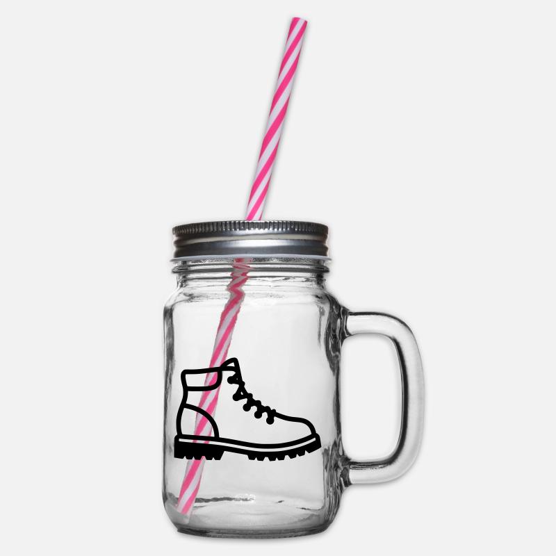 Profil de chaussures de randonnée - Bocal à boisson - transparent