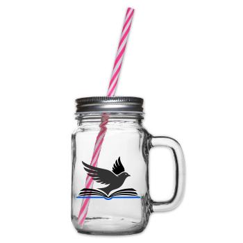 Un oiseau sort du livre - Bocal à boisson - transparent - Droite