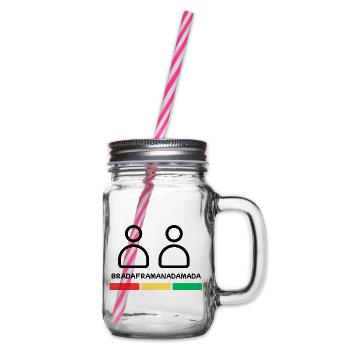 Bruder - Henkelglas mit Schraubdeckel - Klar - Rechts