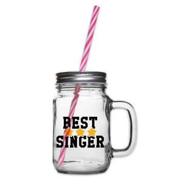 Best Singer - Henkelglas mit Schraubdeckel - Klar - Rechts