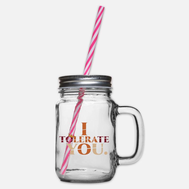 Tolérer2 - Bocal à boisson - transparent