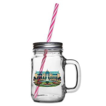 Flora Köln Retro - Henkelglas mit Schraubdeckel - Klar - Rechts