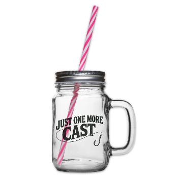 Nur noch ein Cast - Henkelglas mit Schraubdeckel - Klar - Rechts