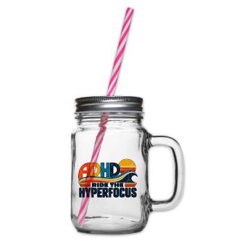 ADHD – My Own Frequency - Henkelglas mit Schraubdeckel - Klar - Rechts