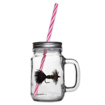 Wooly Bugger Streamer - Henkelglas mit Schraubdeckel - Klar - Rechts