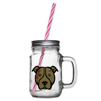 dog - Henkelglas mit Schraubdeckel - Klar - Rechts
