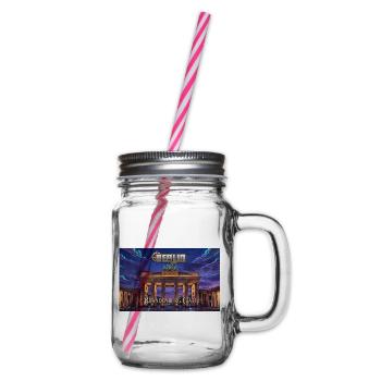Brandenburger Tor - Henkelglas mit Schraubdeckel - Klar - Rechts