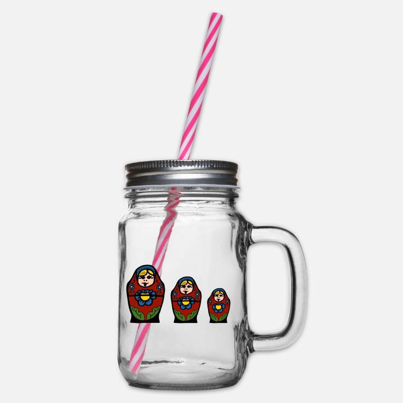 matryoshka - Bocal à boisson - transparent
