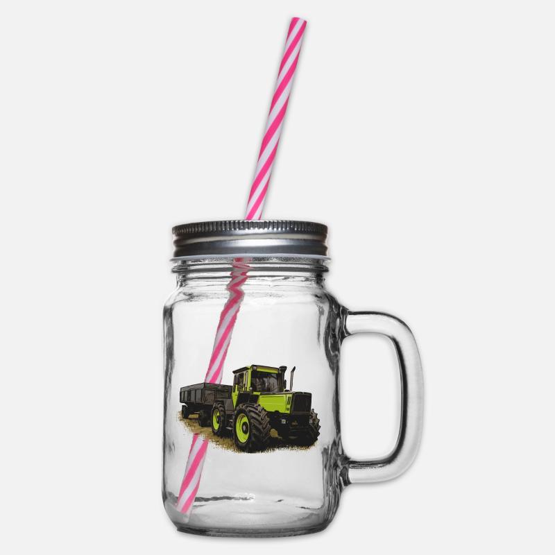 MB trac 1600 turbo avec remorque - Bocal à boisson - transparent