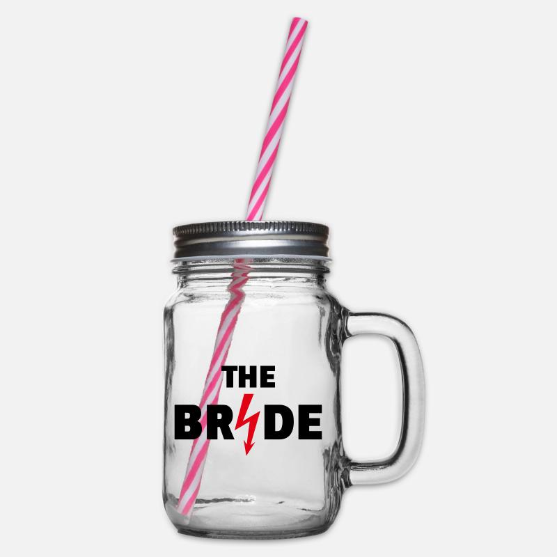 Le Bride Flash (Enterrement de vie de garçon de mariée Enterrement de vie de garçon / 2C POS) - Bocal à boisson - transparent