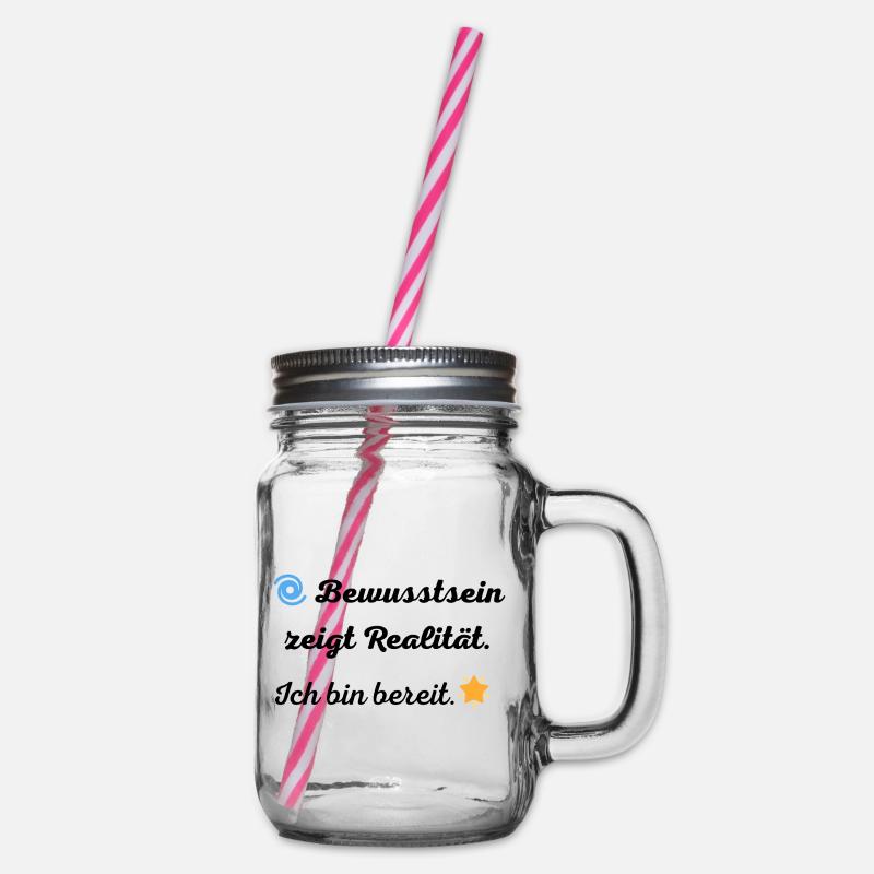 Bewusstsein_zeigt_Realitaet - Bocal à boisson - transparent
