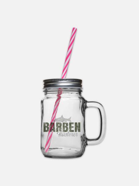 Barben Flüsterer - Henkelglas mit Schraubdeckel - Klar