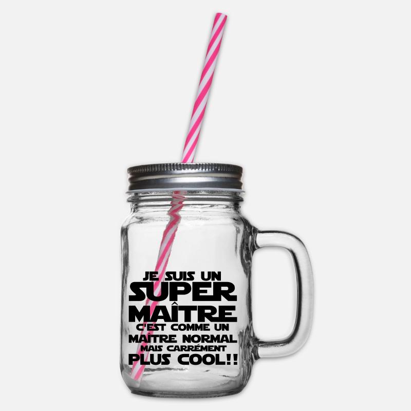 un super maître - Bocal à boisson - transparent