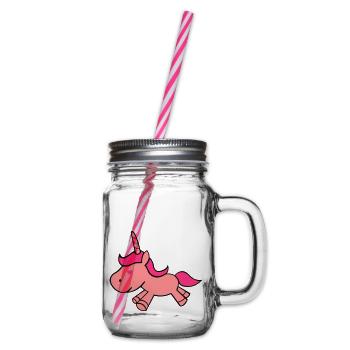 unicorn_in_love - Bocal à boisson - transparent - Droite